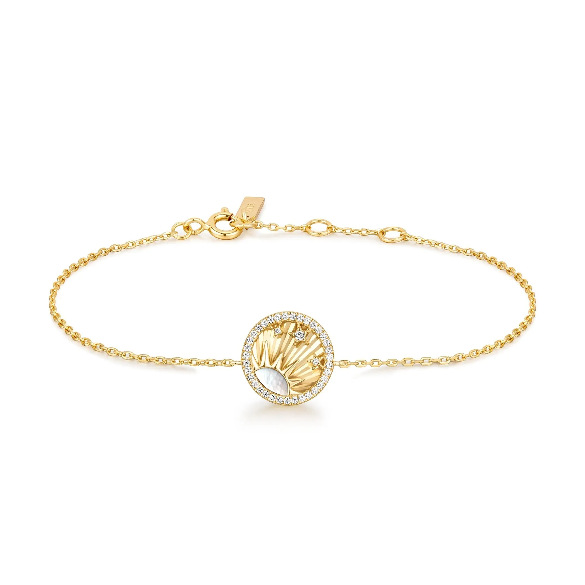 Ania Haie Gold Shiny Sun Stars Bracelet B059-04G