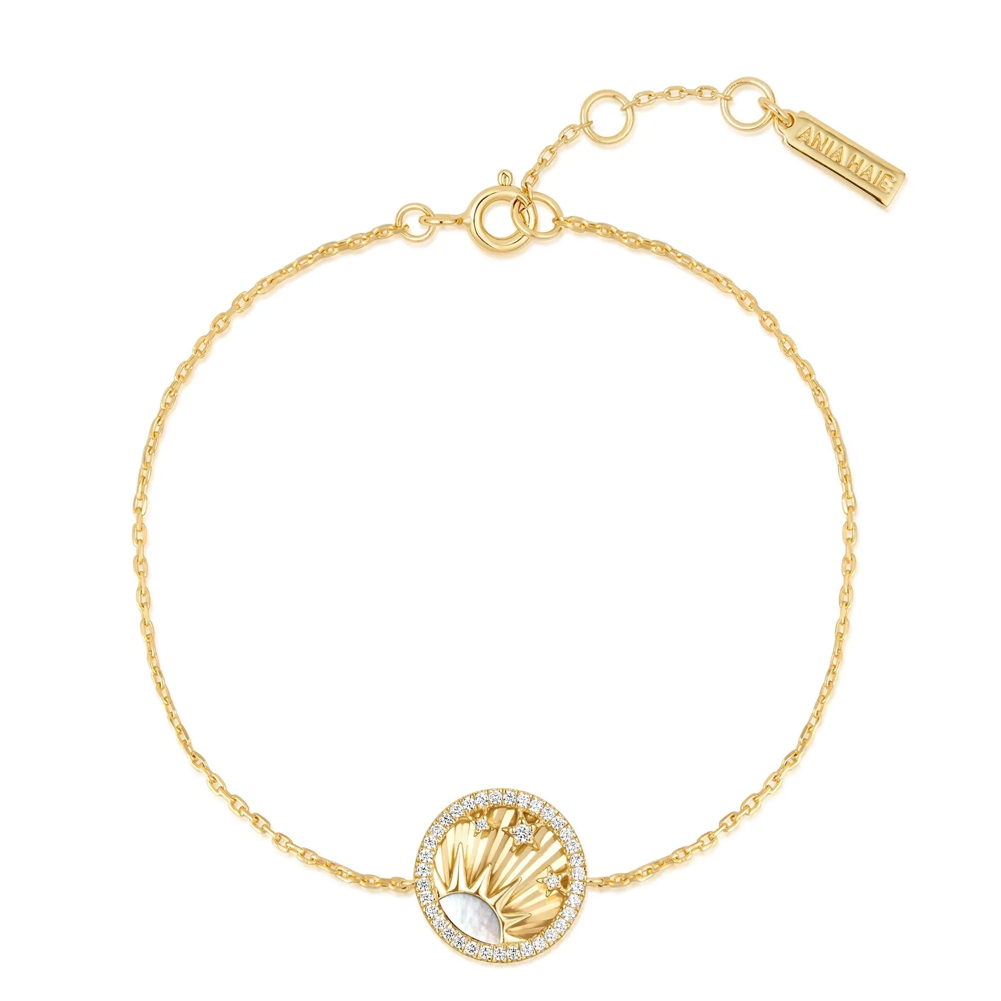 Ania Haie Gold Shiny Sun Stars Bracelet B059-04G