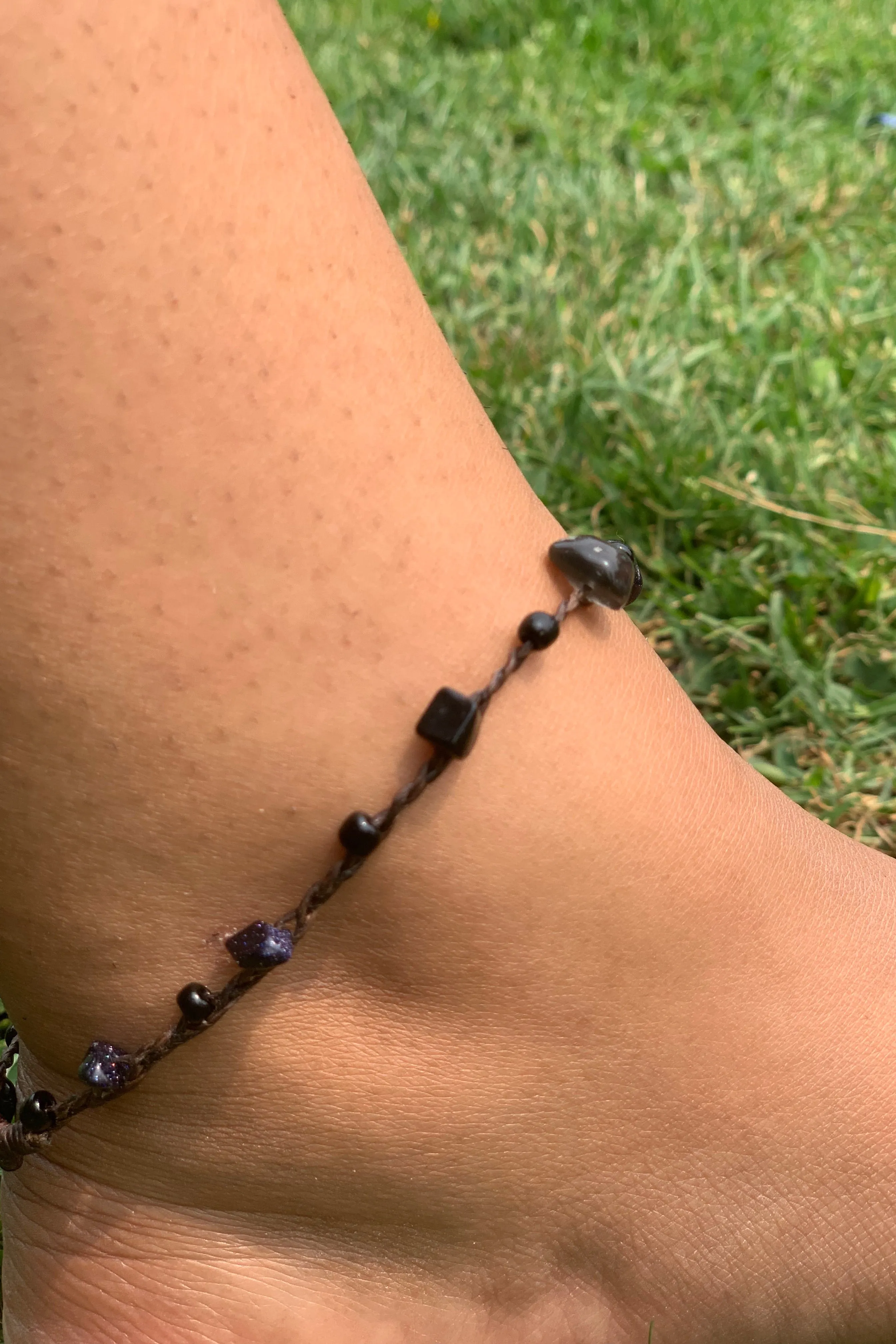 Beaded Crystal Anklets