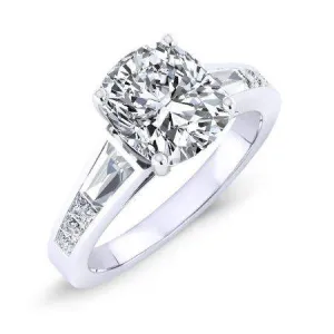 Bergamot - Cushion Lab Diamond Engagement Ring (IGI Certified)