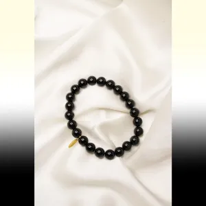 Black Tourmaline Beaded Bracelet