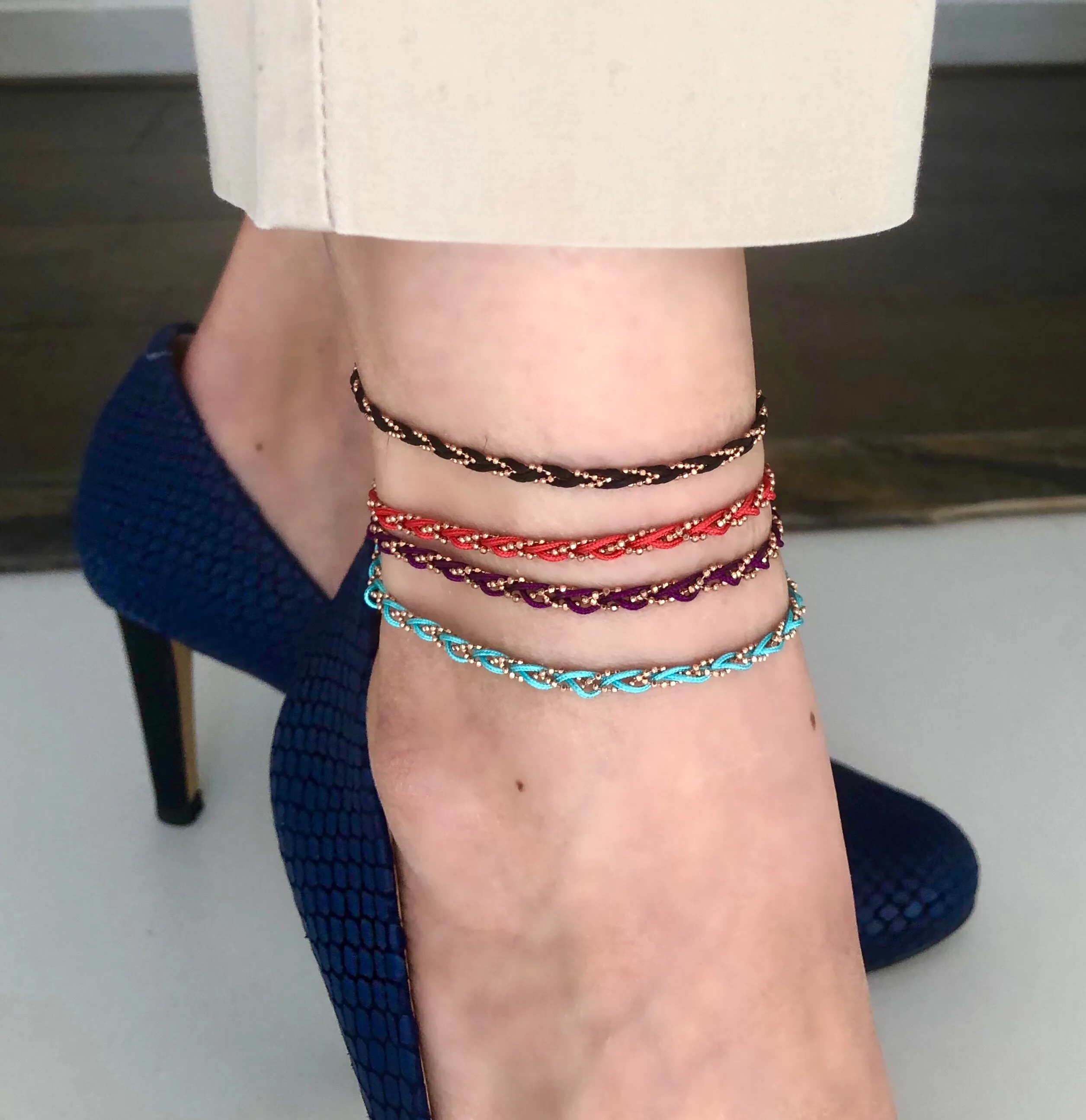 Braided Anklets