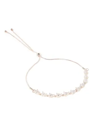 Bridgette CZ Teardrop Bracelet