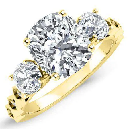 Calix - Cushion Lab Diamond Engagement Ring (IGI Certified)