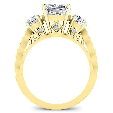 Calix - Cushion Lab Diamond Engagement Ring (IGI Certified)