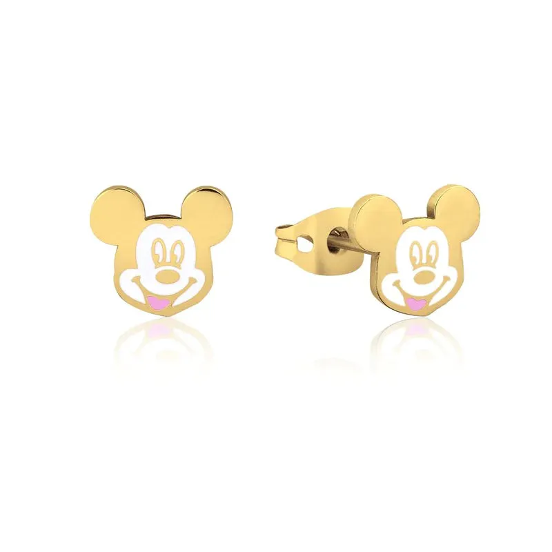 Couture Kingdom - Mickey Mouse Studs Yellow Gold Plated