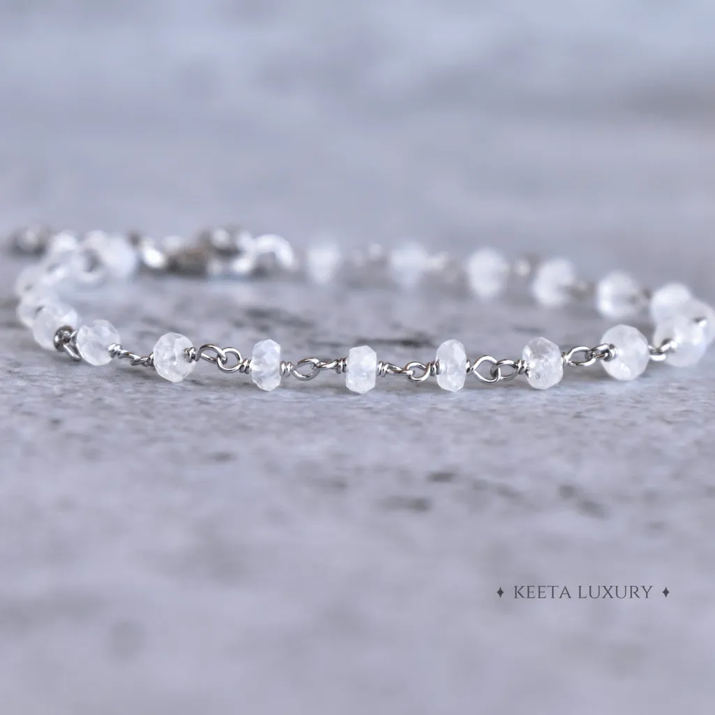 Divine Feminine - Moonstone Bracelets