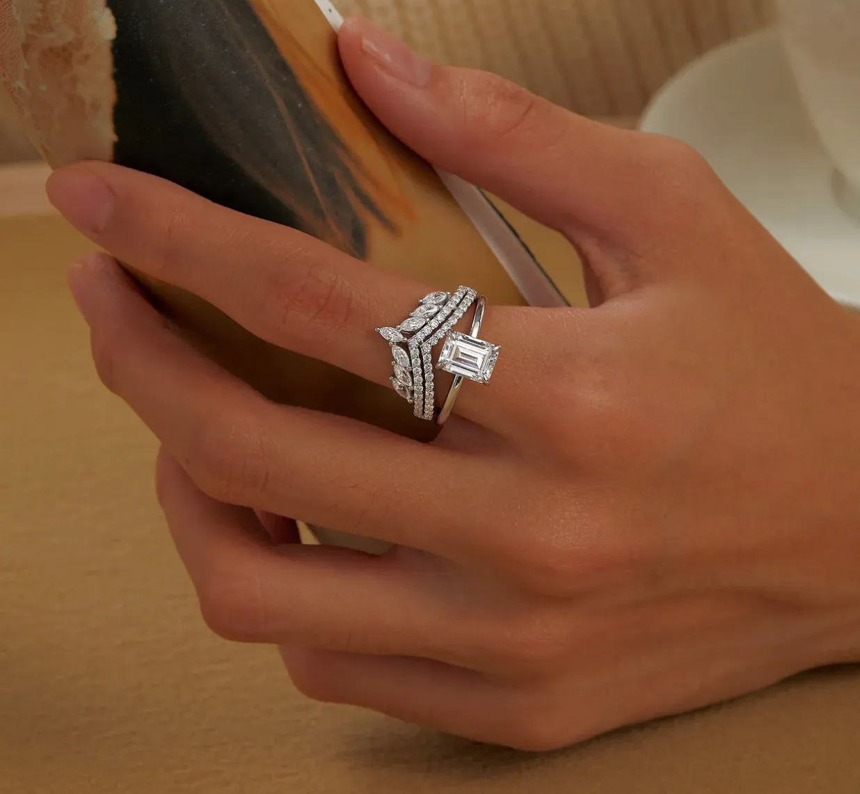 Elegant Crown Ring