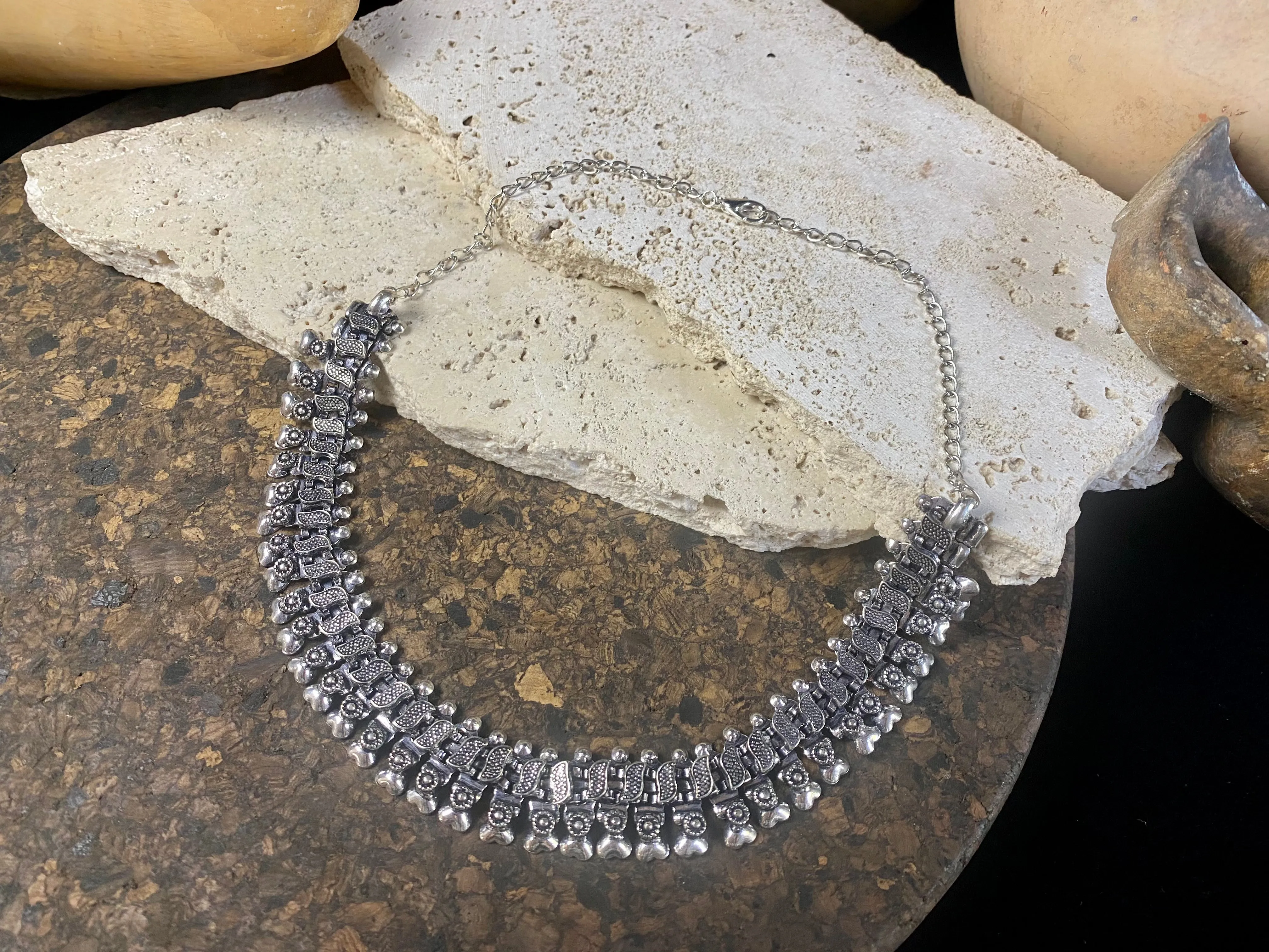 Indian Silver Necklace