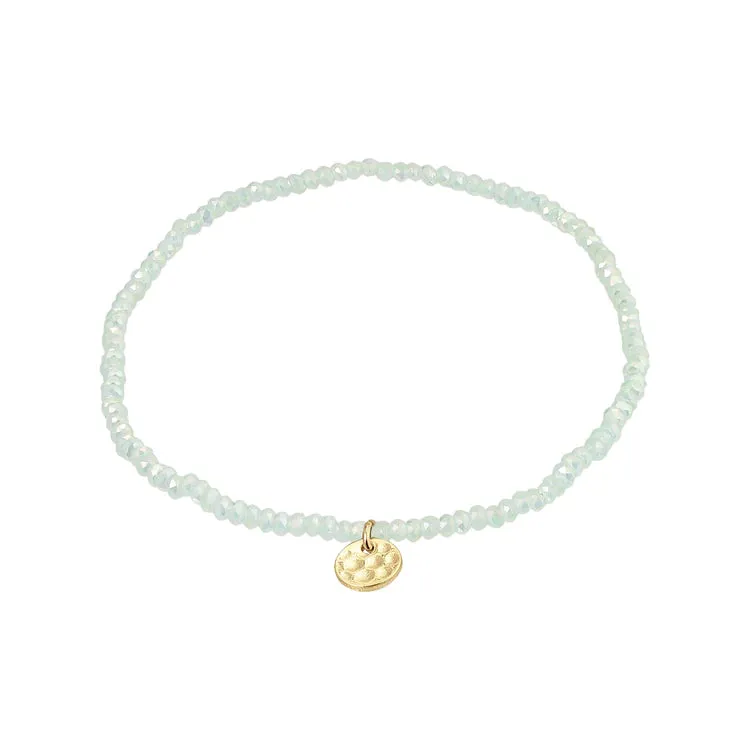 Indie Bracelet - Gold Plated - Aqua