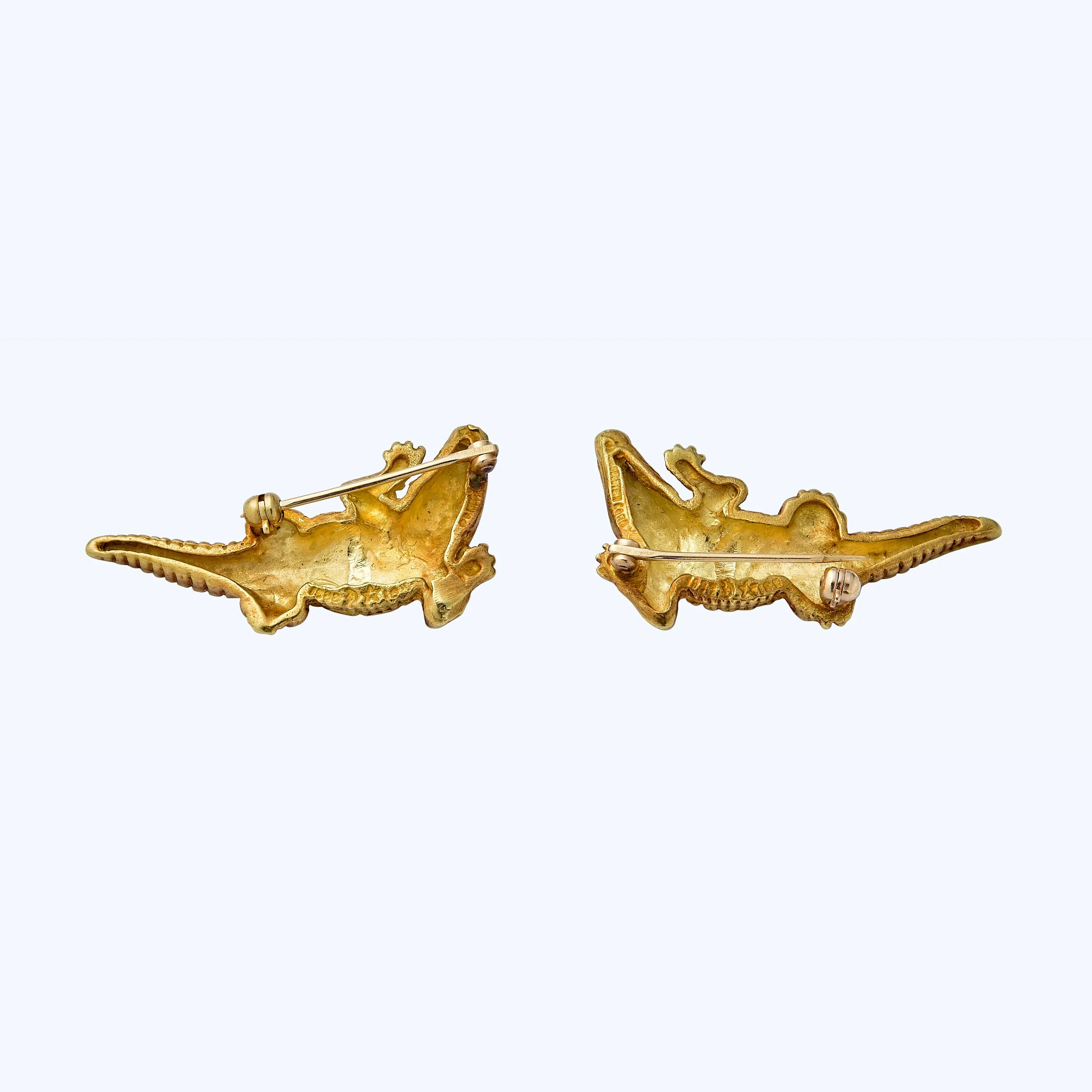 Kielselstein Cord Alligator Pins