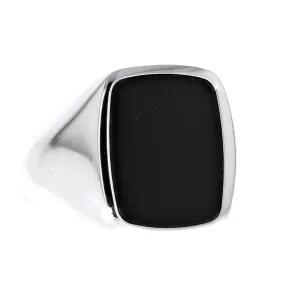 Men's Onyx Signet Ring by Breuning