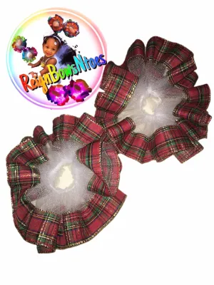 plaid christmas tutu socks, socks for christmas