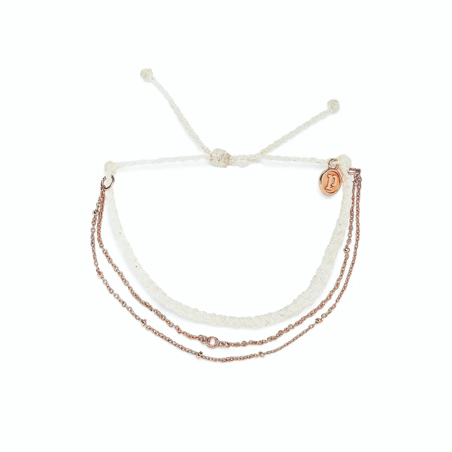 SATELLITE CHAIN ANKLET | ROSE GOLD