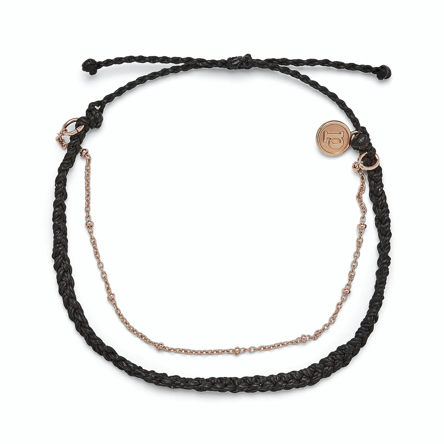 SATELLITE CHAIN ANKLET | ROSE GOLD