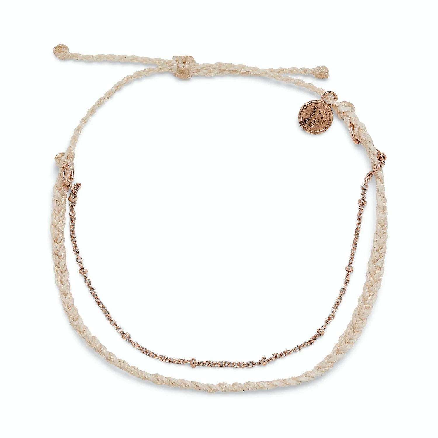 SATELLITE CHAIN ANKLET | ROSE GOLD