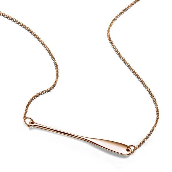 Sideways Paddle Necklace