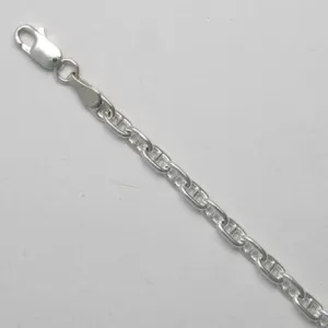 Springer's Collection Sterling Silver 3.4mm Anchor Link Chain