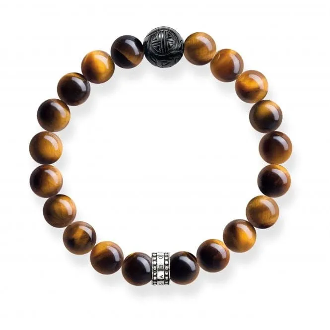 Thomas Sabo Tigers Eye Brown Bracelet A1408-806-2