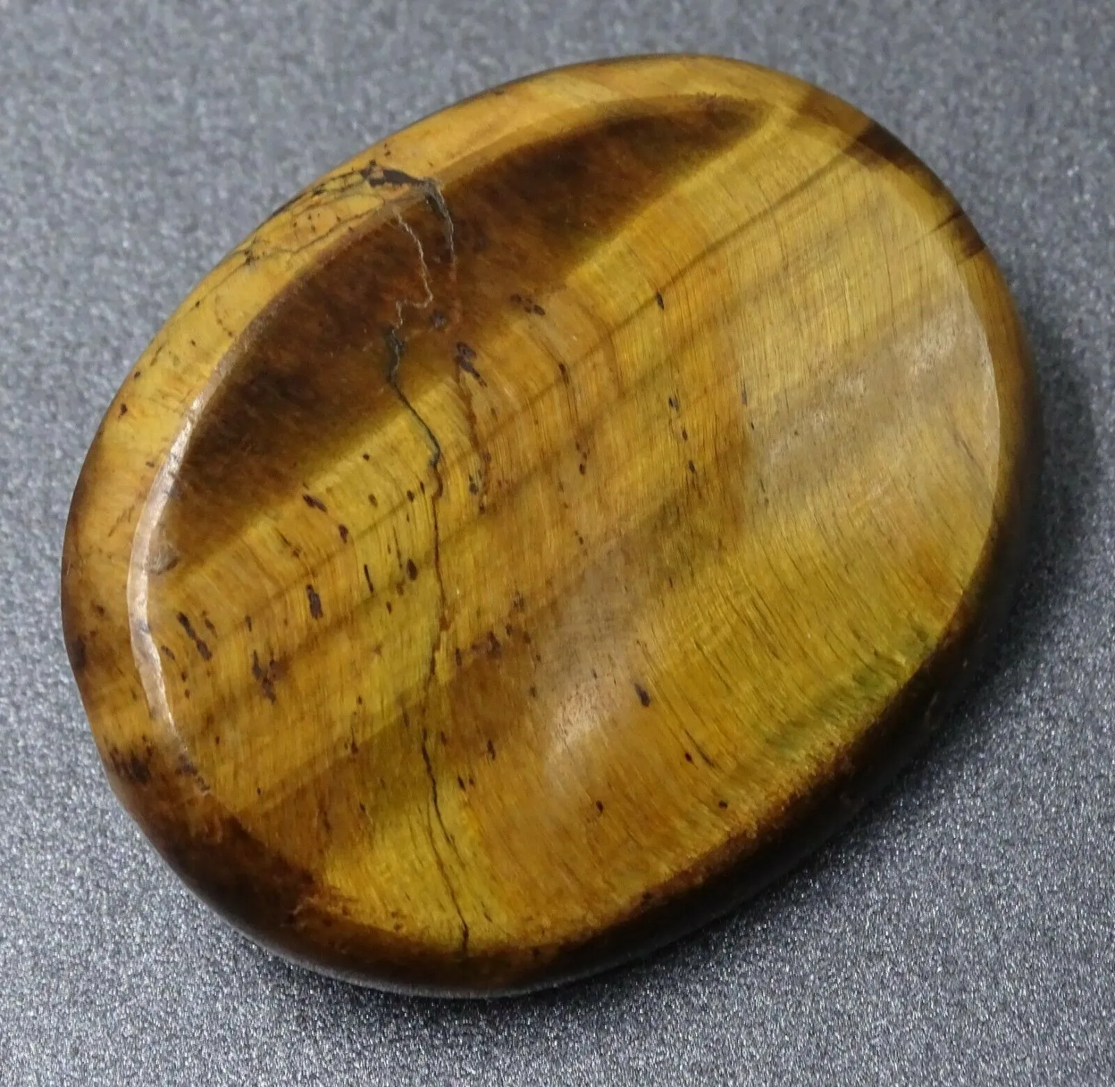 Tigers Eye Cabochon Oval Ladies Brooch