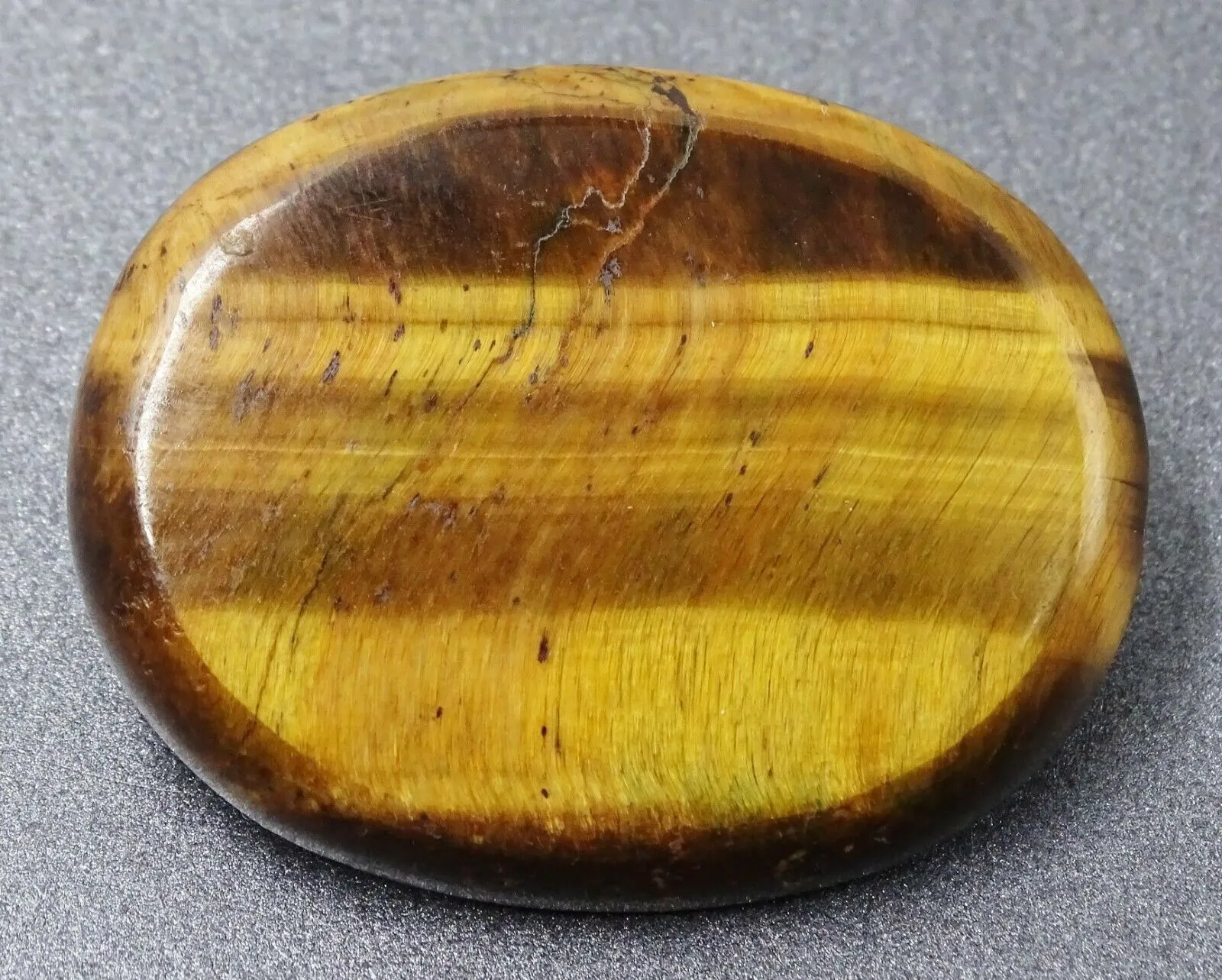 Tigers Eye Cabochon Oval Ladies Brooch