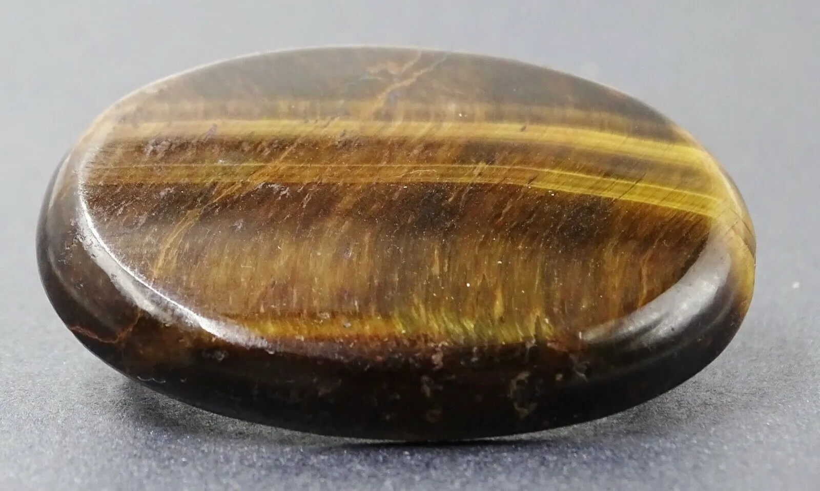 Tigers Eye Cabochon Oval Ladies Brooch