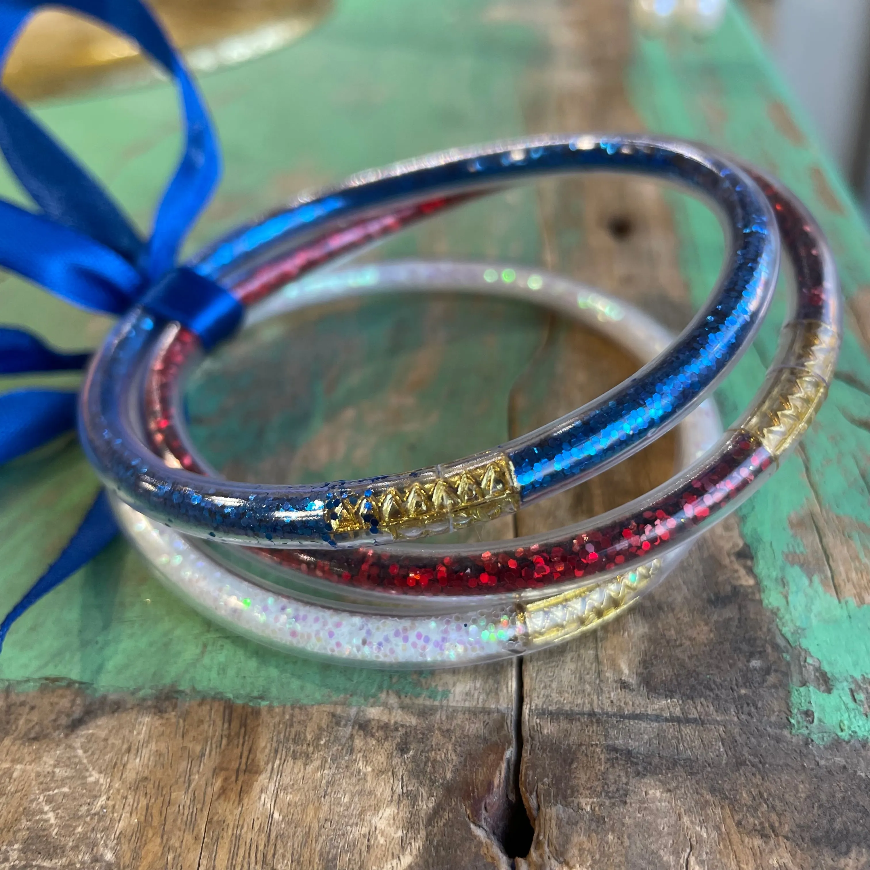 USA Glitter Bangles