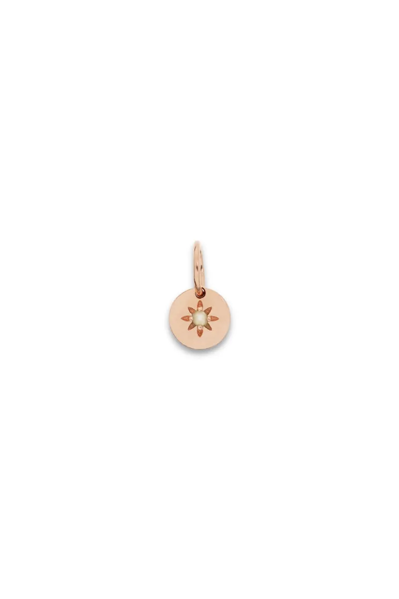 Vintage Pearl Pendant - Rose Gold