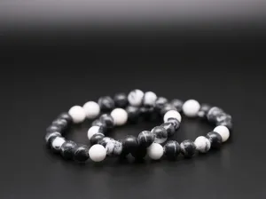 Zebra calcite bracelets